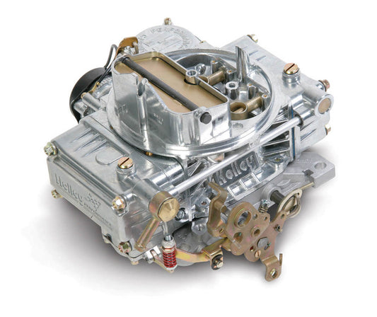 Carburetor - Street Warrior - Model 4160 - 4-Barrel - 600 CFM - Square Bore - Electric Choke - Vacuum Secondary - Single Inlet - Aluminum - Tumble Polished - Each