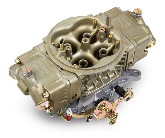 Carburetor - Classic - Model 4150 - Classic - 4-Barrel - 950 CFM - Square Bore - No Choke - Mechanical Secondary - Dual Inlet - Aluminum - Gold Chromate - Each