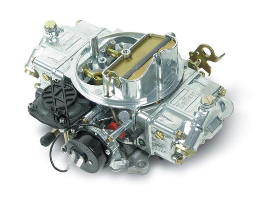 Carburetor - Street Avenger - Model 4150 - 4-Barrel - 870 CFM - Square Bore - Electric Choke - Vacuum Secondary - Dual Inlet - Aluminum - Natural / Tumble Polished - Each