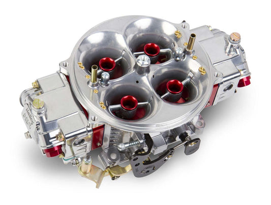 Carburetor - Gen 3 Ultra Dominator - Model 4500 - 4-Barrel - 1050 CFM - Dominator Flange - No Choke - Mechanical Secondary - Dual Inlet - Aluminum - Red Anodized / Tumble Polished - Each