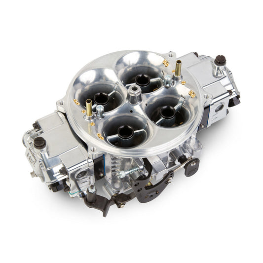 Carburetor - Gen 3 Ultra Dominator - Model 4500 - 4-Barrel - 1050 CFM - Dominator Flange - No Choke - Mechanical Secondary - Dual Inlet - Aluminum - Black Anodized / Tumble Polished - Each