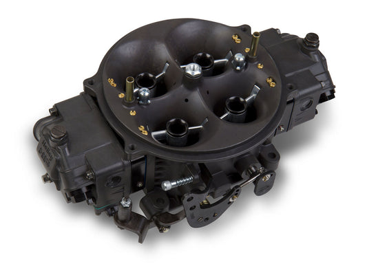 Carburetor - Gen 3 Ultra Dominator - Model 4500 - 4-Barrel - 1050 CFM - Dominator Flange - No Choke - Mechanical Secondary - Dual Inlet - Aluminum - Black Anodized / Gray - Each