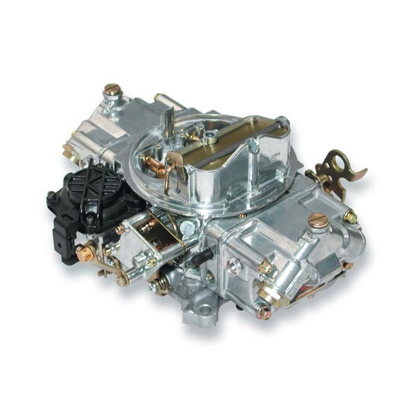 Carburetor - Street Avenger - Model 4150 - 4-Barrel - 570 CFM - Square Bore - Manual Choke - Vacuum Secondary - Dual Inlet - Aluminum - Natural / Tumble Polished - Each