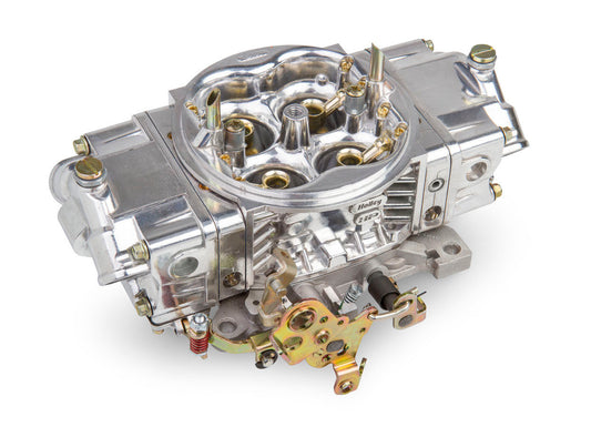 Carburetor - Street HP - Model 4150 - HP Street - 4-Barrel - 650 CFM - Square Bore - No Choke - Mechanical Secondary - Dual Inlet - Aluminum - Natural / Tumble Polished - Each