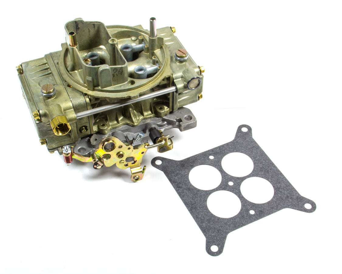 Carburetor - Model 4160 - 4-Barrel - 450 CFM - Square Bore - No Choke - Mechanical Secondary - Single Inlet - Gold Chromate - Each