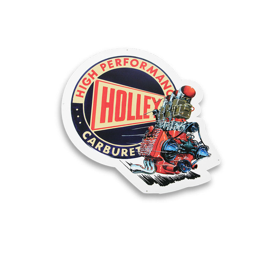 Metal Sign - Retro Holley - 18.0 x 18.0 in - Aluminum - Each