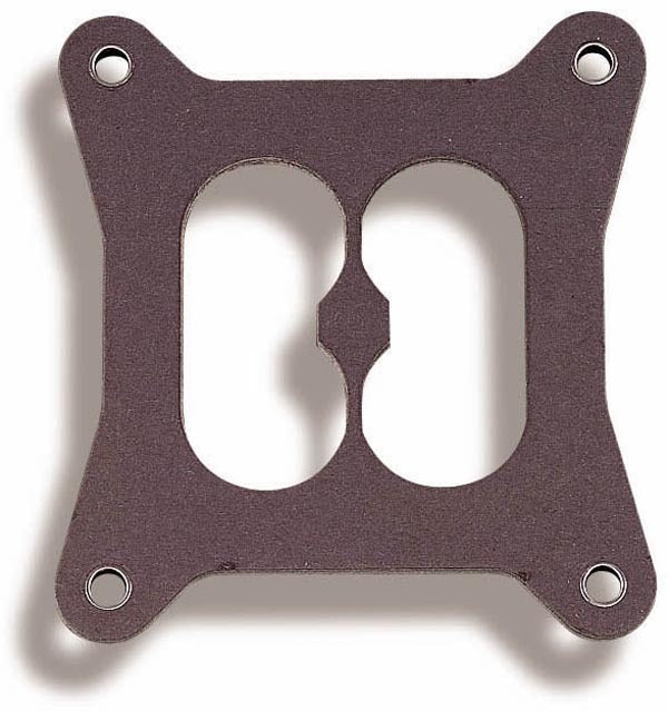 Carburetor Base Plate Gasket - 4-Barrel - Divided - 0.313 in Thick - Composite - Square Bore - Each