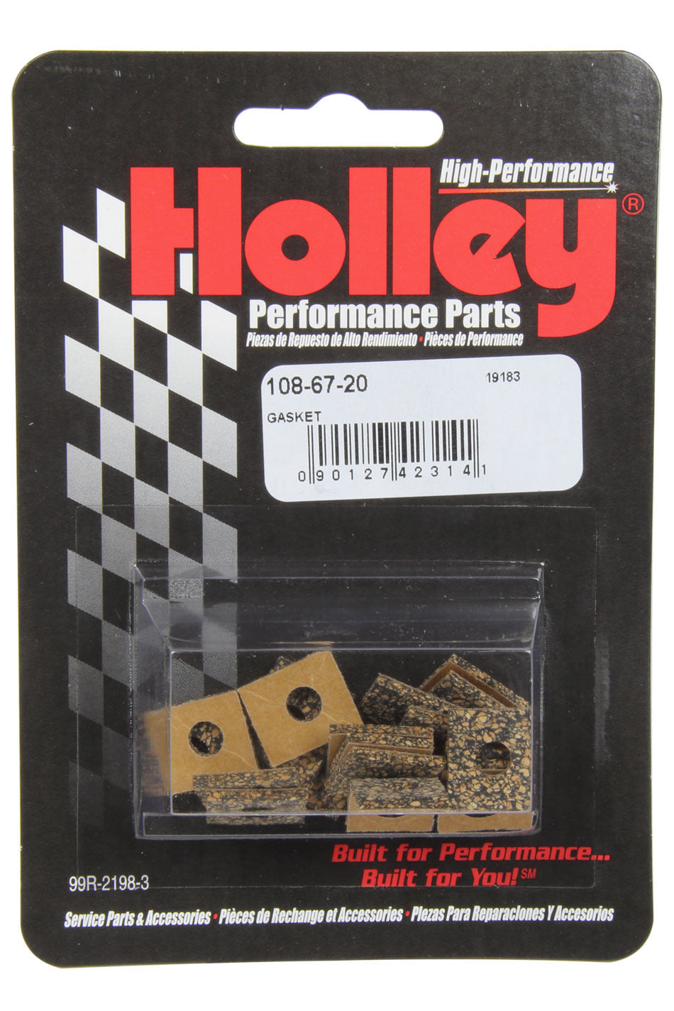 Vacuum Passage Gasket - 0.188 in ID - 0.063 in Thick - Choke / Vacuum Secondary Housing - Cork - Holley Carburetors - Set of 20