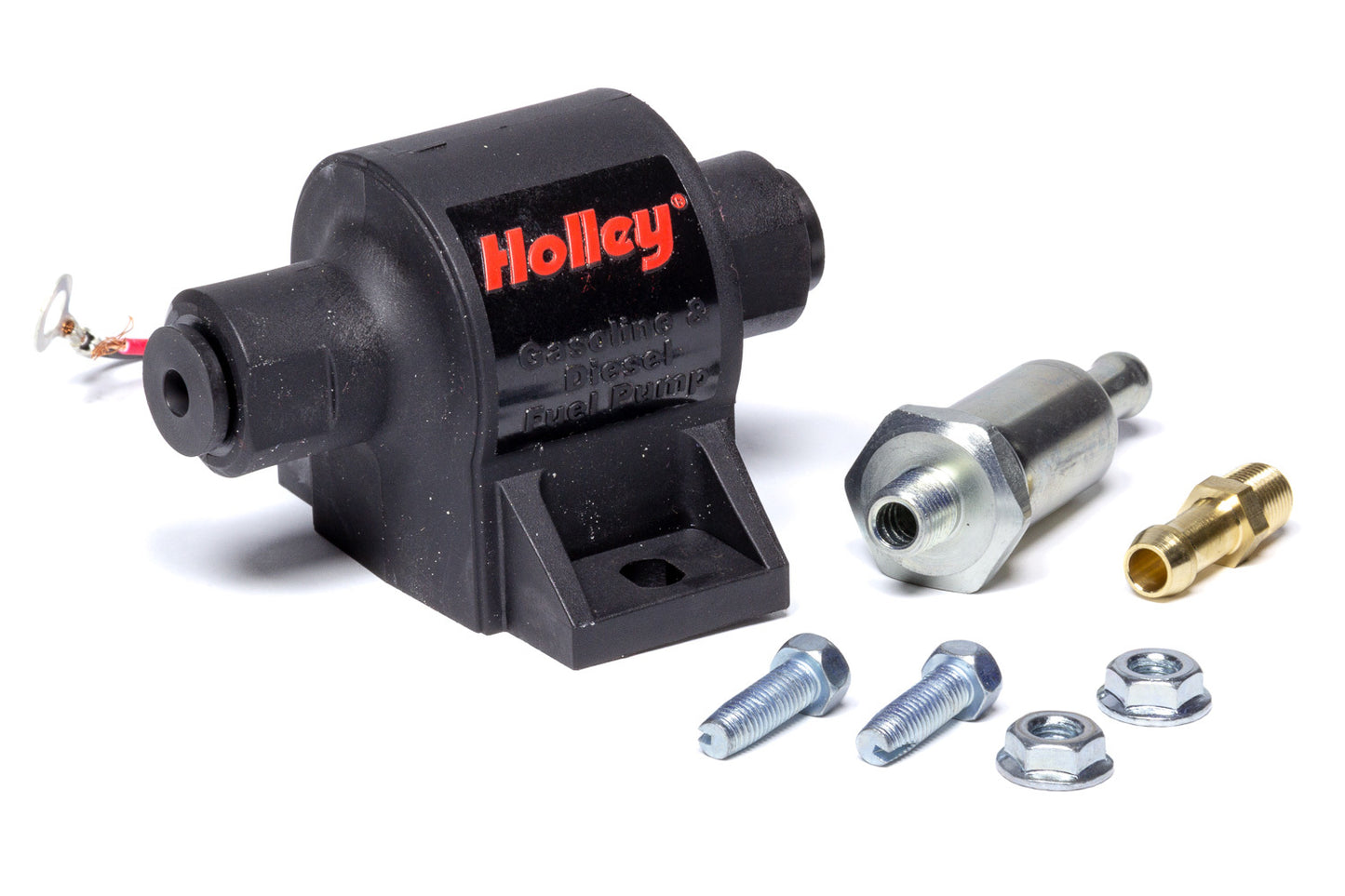 Fuel Pump - Mighty Mite - Electric - 25 gph Free Flow - 1/8 in NPT Female Inlet / Outlet - Black - Diesel / E85 / Gas - Each