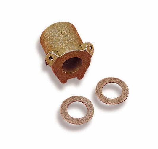 Accelerator Pump Discharge Nozzle - 0.040 in ID - Straight Type - Aluminum - Natural - Holley Carburetors - Kit