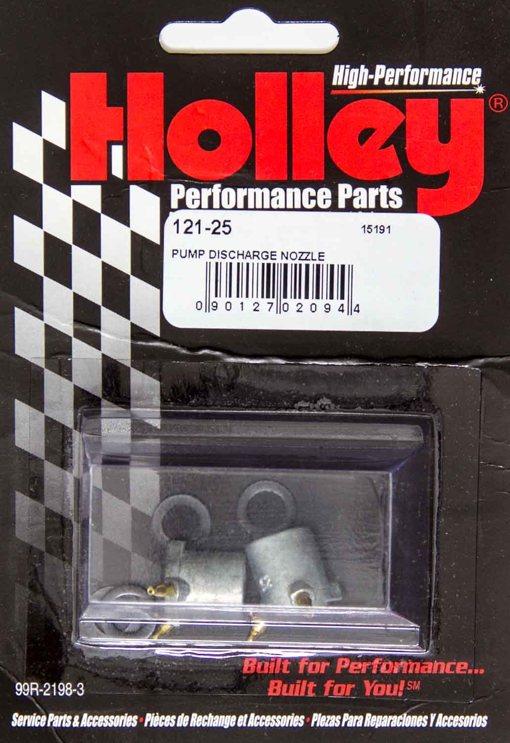 Accelerator Pump Discharge Nozzle - 0.025 in ID - Tube Type - Aluminum - Natural - Holley Carburetors - Pair