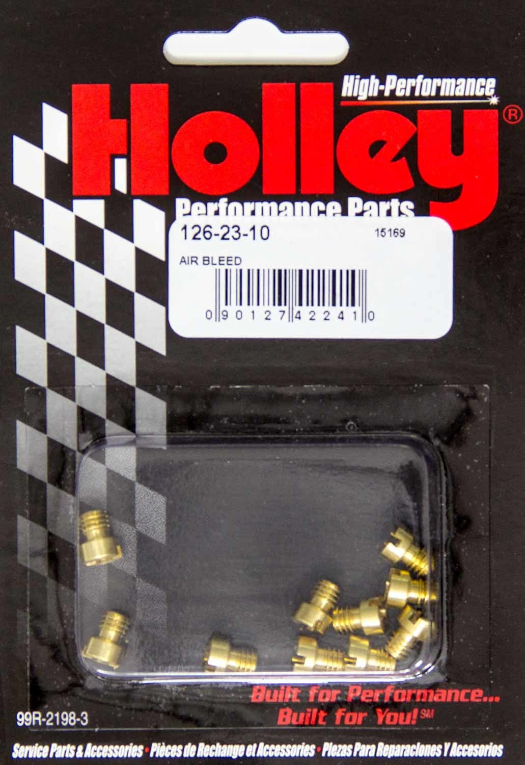 Carburetor Air Bleed - 0.023 in ID - Number 23 - Brass - Holley Carburetors - Set of 10