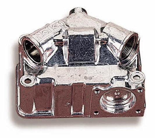 Carburetor Fuel Bowl - Secondary - Center Hung - Gaskets / Hardware Included - Zinc - Tumble Polished - Holley 4150 Carburetors - Each