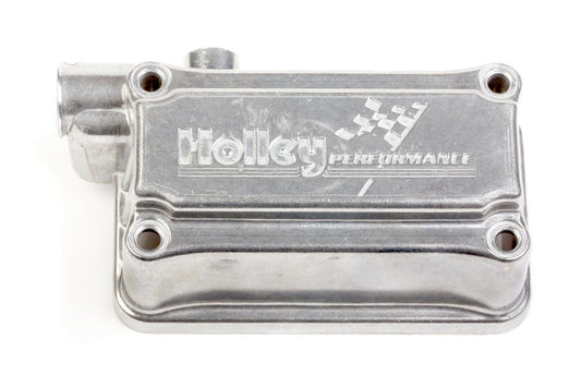 Carburetor Fuel Bowl - Secondary - Side Hung - Gaskets / Hardware Included - Zinc - Tumble Polished - Holley 4160 Carburetors - Each