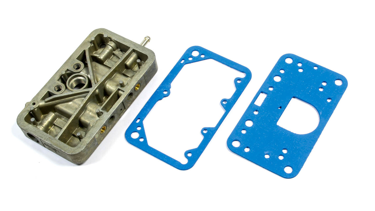 Metering Block - Secondary - Gaskets Included - Aluminum - Chromate - Holley 4160 Carburetors - Each