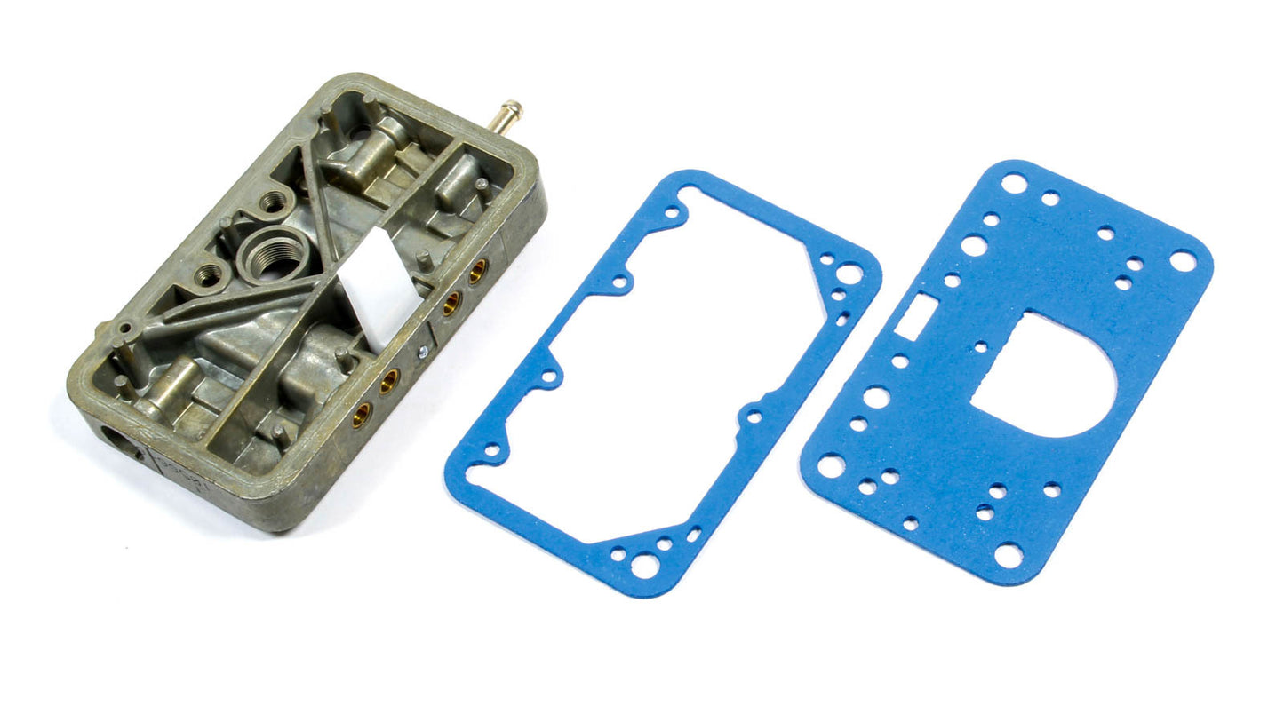 Metering Block - Primary - Gaskets Included - Aluminum - Chromate - Holley 4150 Carburetors - Each