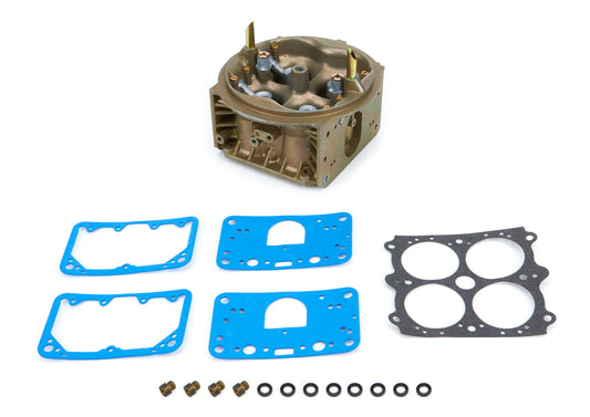 Carburetor Main Body - Retrofit - Converts Standard 4150 Carb to HP - Aluminum - Chromate - Holley 750 CFM 4150 Carburetors - Kit