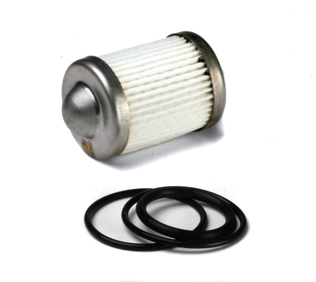 Fuel Filter Element - 10 Micron - Paper Element - O-Ring - Holley Billet Fuel Filters - Each