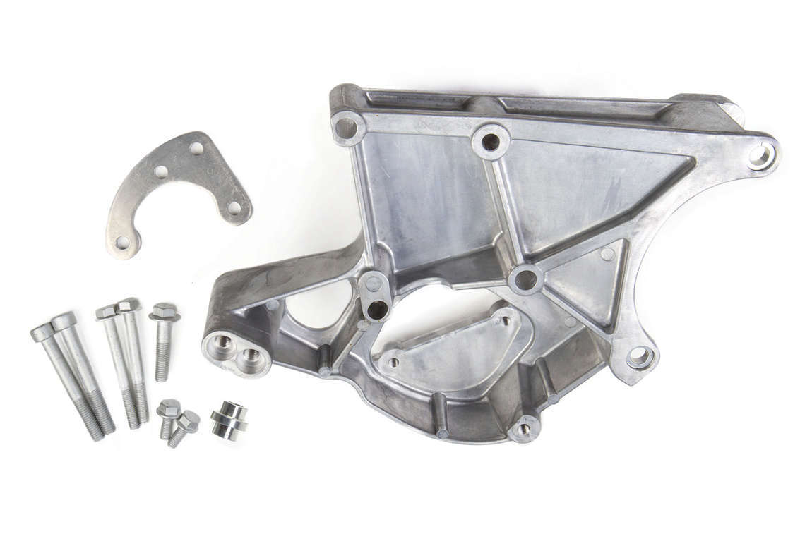 Accessory Bracket - Alternator / Power Steering - Aluminum - Natural ...