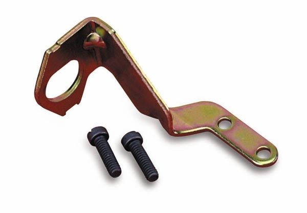 Carb Solenoid Bracket - Dashpot - Steel - Cadmium - Holley 4165 / 4175 Carburetors - Each