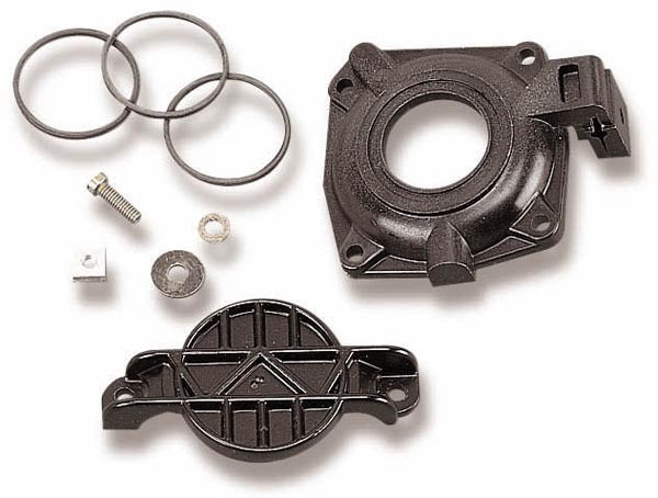 Diaphragm Cover - Secondary - Quick Change - Plastic - Black - Holley Carburetors - Kit