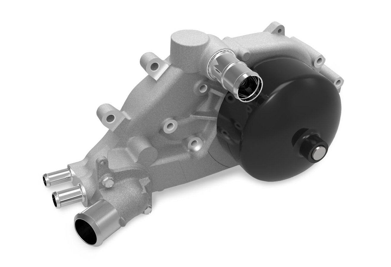 Water Pump - Mechanical - Forward Facing Inlet - Aluminum - Natural - GM LS-Series - Standard / Middle Belt Alignment - Each