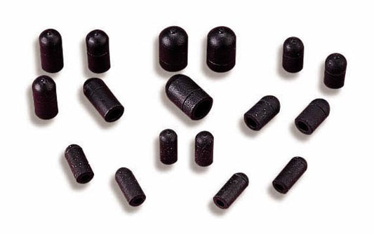 Vacuum Line Cap - Assorted Sizes - Rubber - Black - Kit