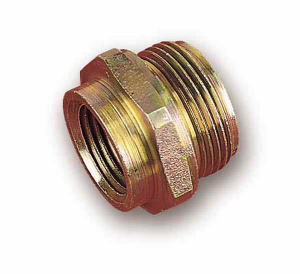 Fitting - Adapter - Straight - 5/8-18 in Inverted Flare Female to 7/8-20 in Male - Brass - Natural - Each