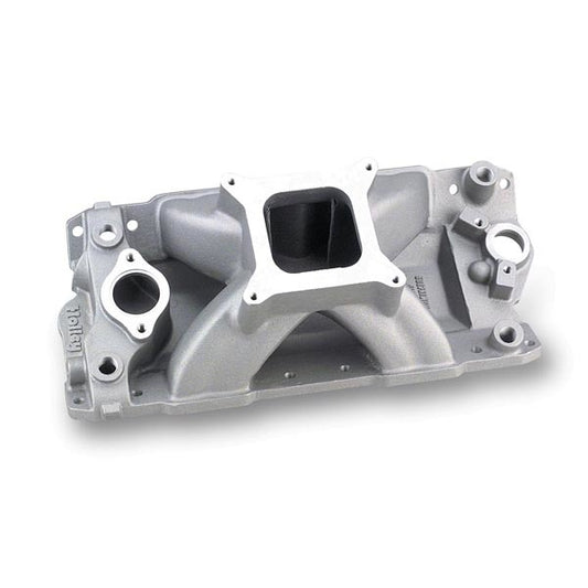 Intake Manifold - Keith Dorton - Square Bore - Single Plane - Aluminum - Natural - Small Block Chevy - Each