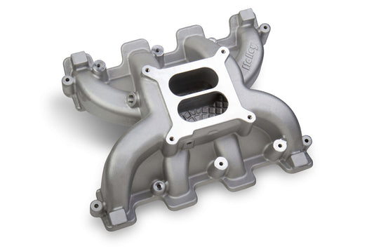 Intake Manifold - Dual Square Bore - Dual Plane - Aluminum - Natural - LS1 / LS2 / LS6 - GM LS-Series - Each