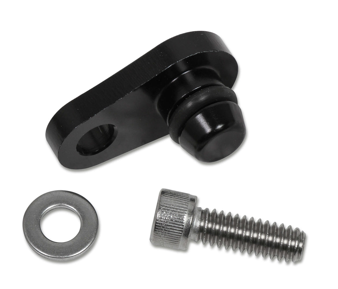 MAP Sensor Plug - Male Push-On - Hardware / O-Ring Seal Included - Aluminum - Black Anodized - GM LS-Series - Kit