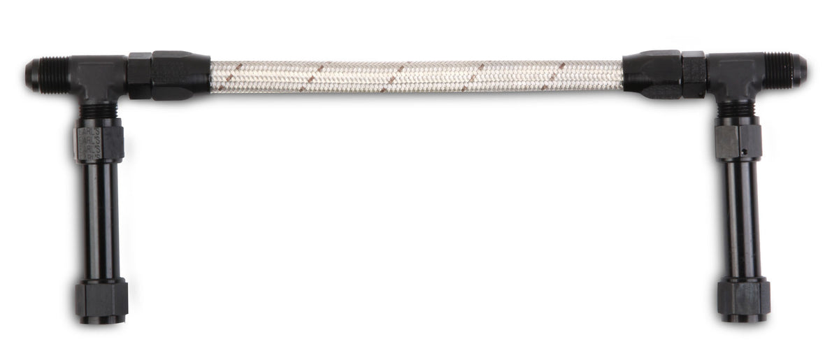 8 Fuel Line Carburetor Fuel Line - 8 AN Dual Male Inlet - 8 AN Dual Outlets - Brai ...