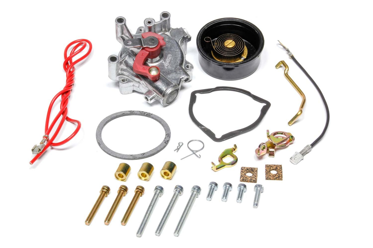 Electric Choke - Hot Air/Manual Choke to Electric - Aluminum - Shiny - Holley 2300 / 4160 Carburetors - Kit