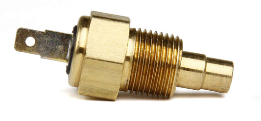 Temperature Sending Unit - Electric - 3/8 in NPT - Analog - Brass - Natural - Coolant - Holley Pro-Jection - Each