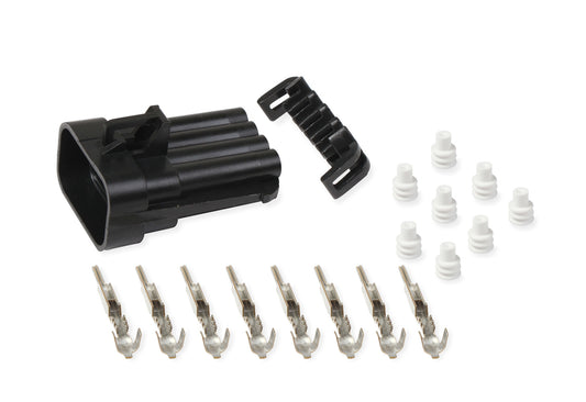 Electrical Connector - 8 Pin - Male - Plastic - Inlet / Outlet - Kit