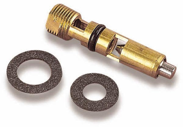 Needle and Seat - Adjustable - 0.110 Orifice - Steel - Holley Carburetors - Pair