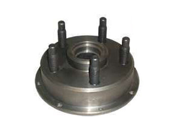 Wheel Hub - Front - Stock Replacement - 5 x 5.00 in Wheel - 5/8-11 in Stud - 8 x 7 in Rotor Bolt Pattern - Steel - Natural - Each