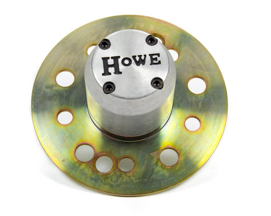 Drive Flange - 5 x 5 in and 5 x 4.75 in Wheel Bolt Pattern - 24 Spline - Steel Spline - Aluminum Cap - Natural - Each