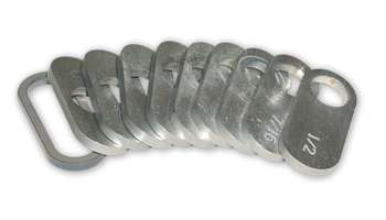 Control Arm Caster Slug - Precision Max - 0-1/2 in Offset - 1/16 in Increments - Slot / Key Upper Control Arms - Kit
