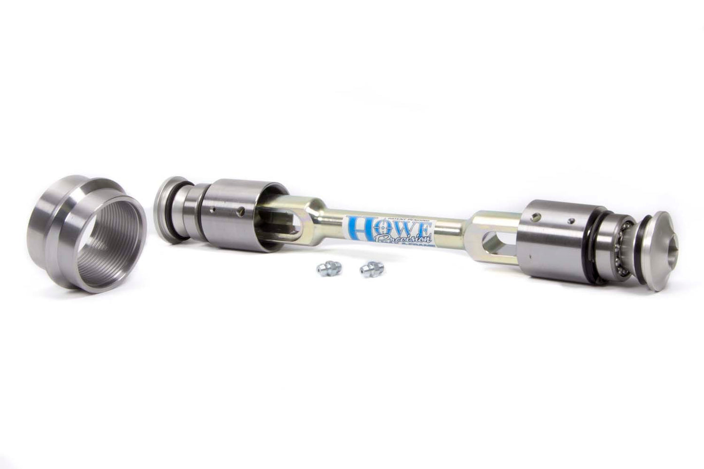 Control Arm Cross Shaft - Precision Max - Slot / Key - Bearings / Housings / Snap Rings Included - Steel - Zinc Oxide - Universal - Kit