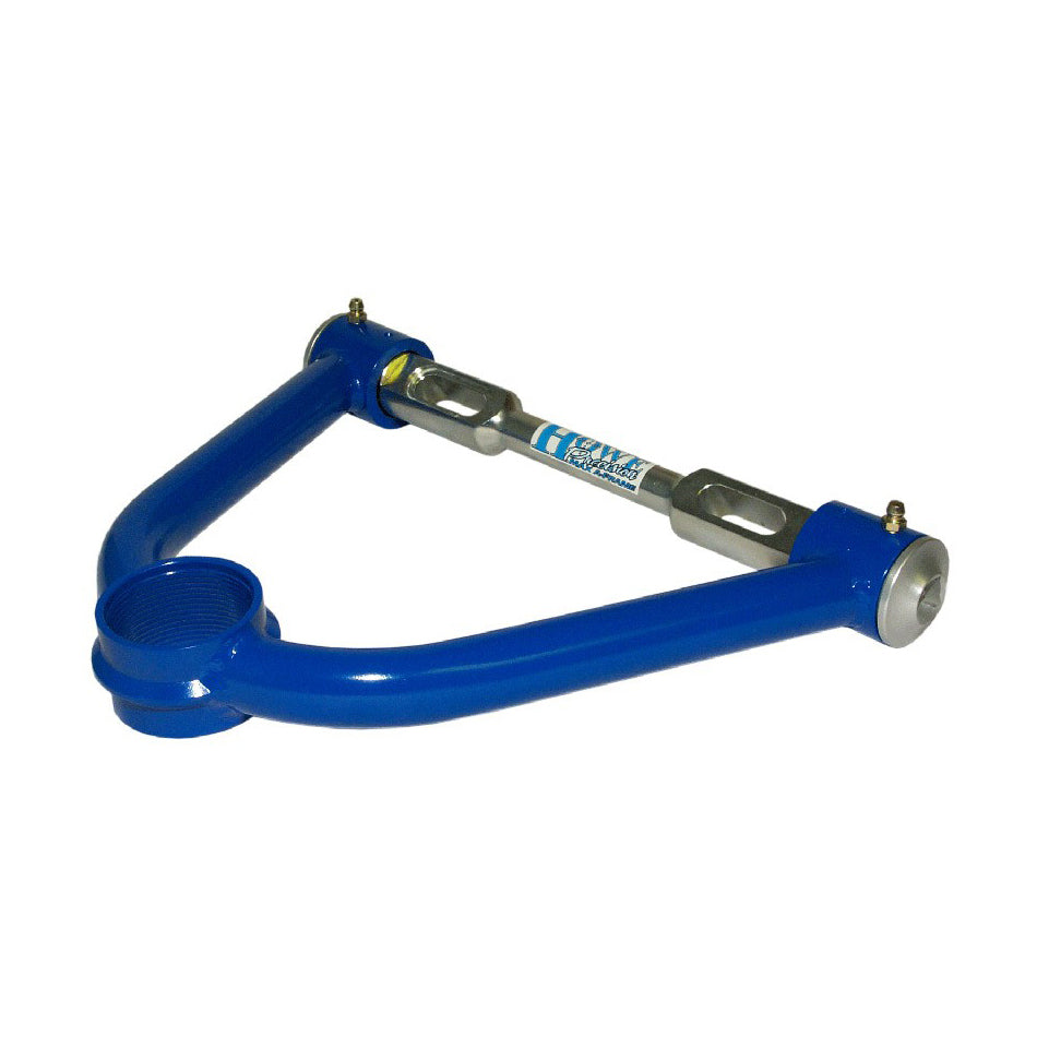 Control Arm - Precision Max - Tubular - Upper - Slotted - 7 Degree - 11.250 in Long - Screw-In Ball Joint - Steel - Blue Powder Coat - Universal - Each