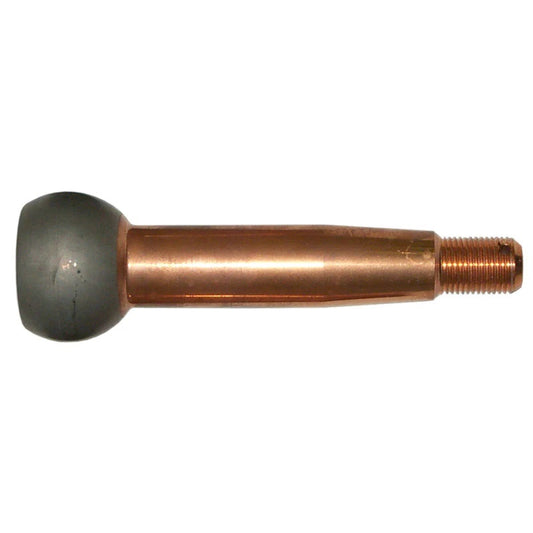 Ball Joint Stud - 1.500 in / ft Taper - 3.75 in Long - Plus 1 in Extended Length - 1.437 in Ball - 1/2-20 in Thread - Steel - Copper Plated - Each