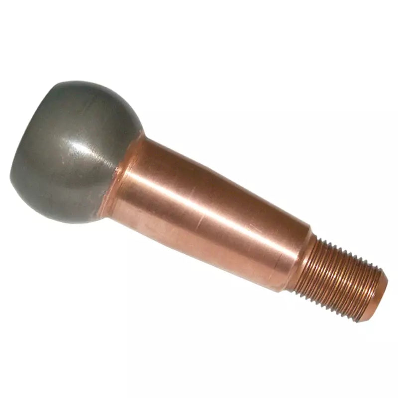 Ball Joint Stud - 2.000 in/ft Taper - 4.31 in Long - Standard Length - 1.475 in Ball - 5/8-18 in Thread - Steel - Copper Plated - Each