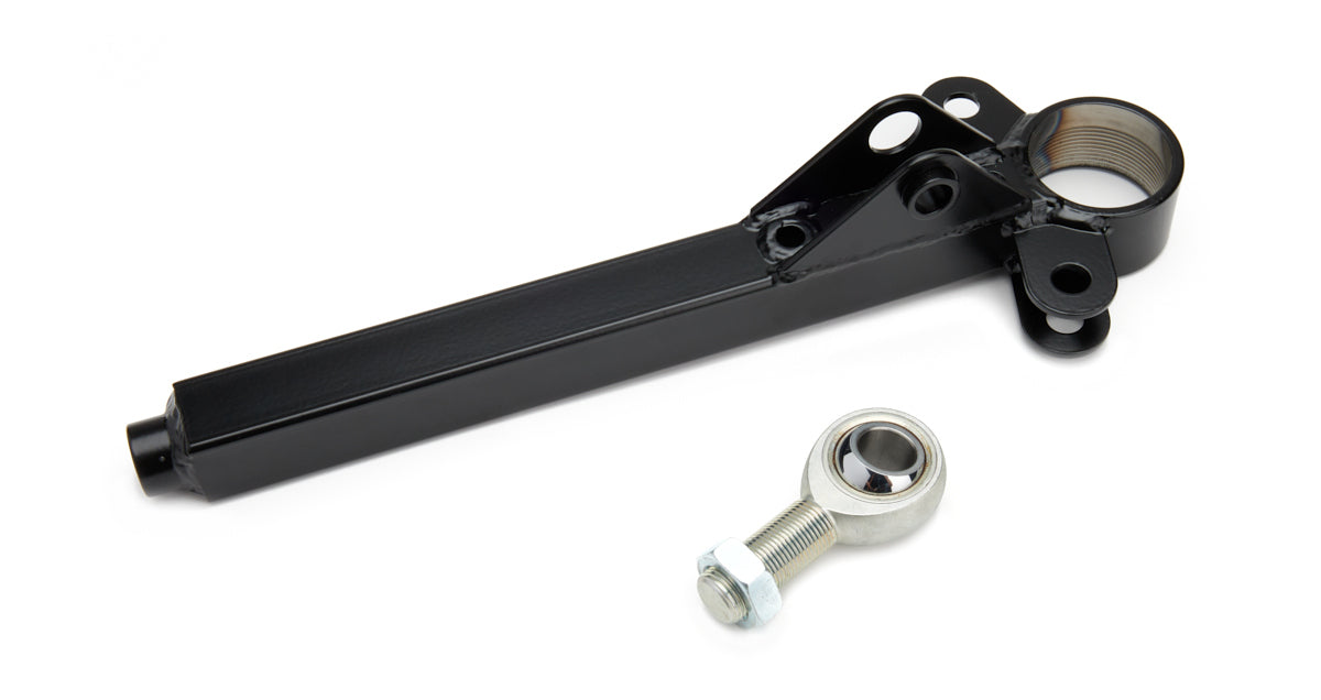 Control Arm - Tubular - Strut Style - Lower - 15.600 in Long - Screw-In Ball Joint - Rod End Included - Steel - Black Powder Coat - Universal - Each