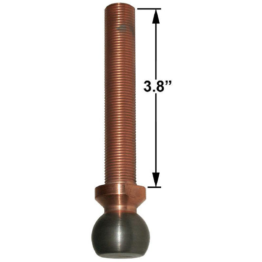 Tie Rod Stud - Quick Bump - 3.800 in Length - Plus 1 in Boss - Shouldered - Steel - Howe Quick Bump Tie Rods - Each