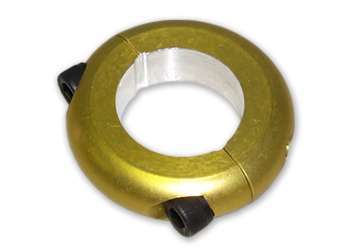 Sway Bar Clamp - Aluminum - Gold Anodized - 1-1/8 in Bars - Each