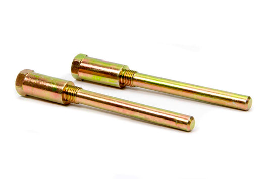 Brake Caliper Bolt - 3/8-16 in Thread - 4.75 in Long - 5/8 in Hex - Built-In Shoulder - Hardened - Steel - Cadmium - GM - Pair