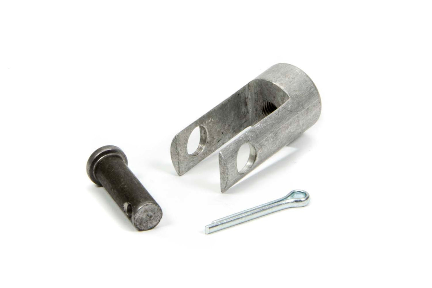 Rod End - Clevis - 3/8 in Bore - 5/16-24 in Right Hand Female Thread - 5/8 in Slot - Pin - Aluminum - Natural - Howe Floor Mount Clutch Pedal - Each
