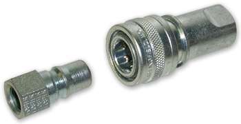 Hydraulic Quick Coupler - 1/8 in NPT Female - Rated Up to 4000 psi - Kit