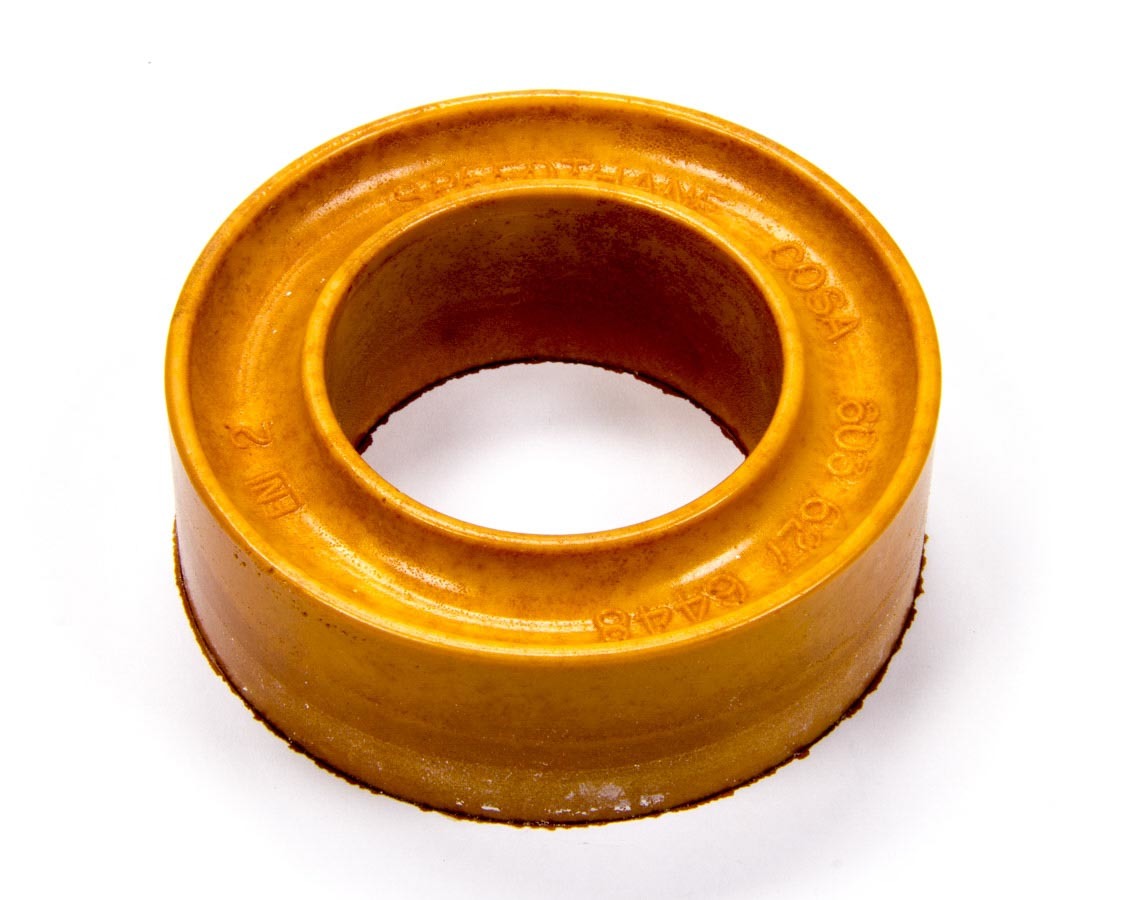 Spring Rubber - Medium - 2.5 in Springs - 1.25 in Height - Polyurethane - Natural - Each